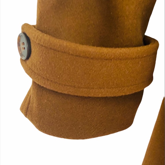 Double Button Raglan Sleeve Overcoat - Picture 4 of 14